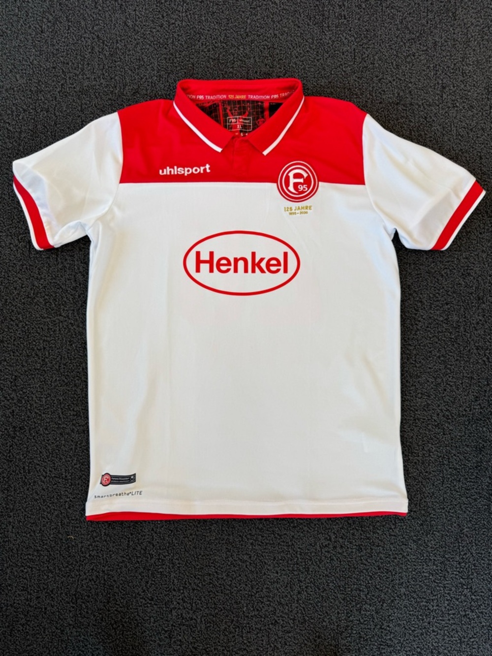 uhlsport Fortuna Düsseldorf 125 Jahre O’Brien #20 Henkel Football Jersey XL